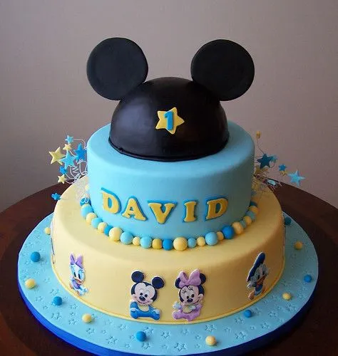 Pastel de baby Mickey - Imagui