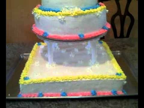 pastel para bautizo de niña y niño. - YouTube pastel para bautizo de niña y niño. - YouTube