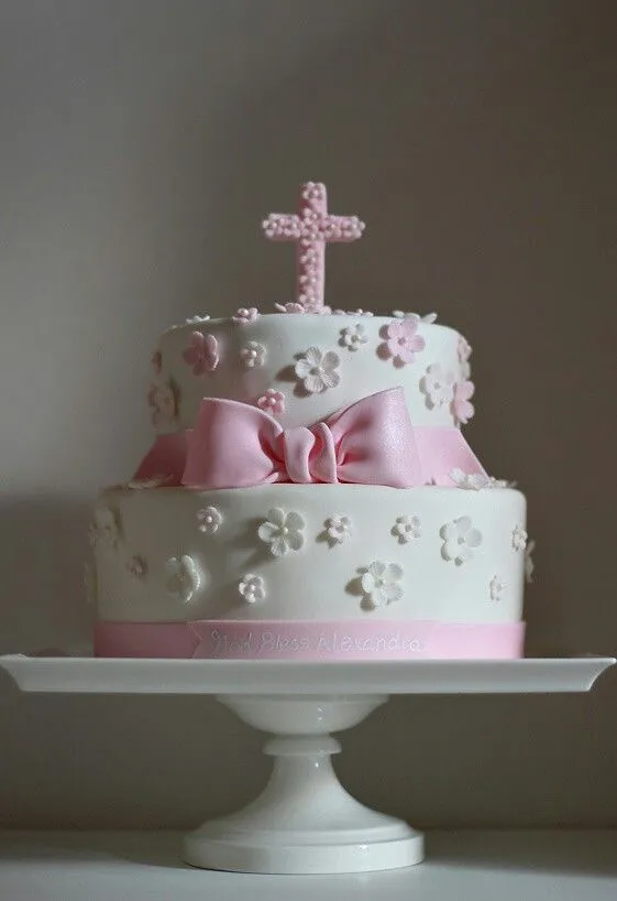 Pastel para bautizo niña | Kaylees Baptism ideas | Pinterest | Pastel