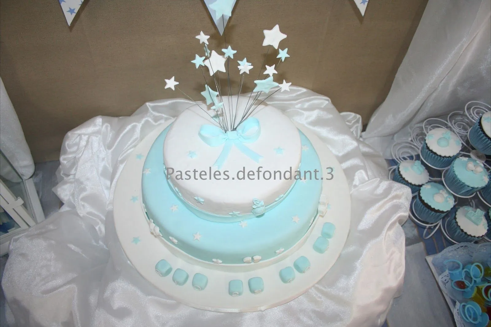 Pastel bautizo | Pasteles de fondant Pastel bautizo | Pasteles de fondant