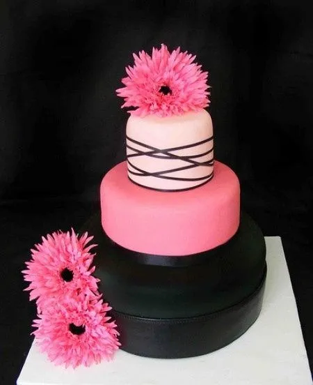Casamiento en fucsia y negro