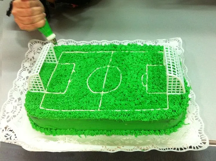 Pastel campo de futbol | La Galletería de Tastery | Pinterest ...