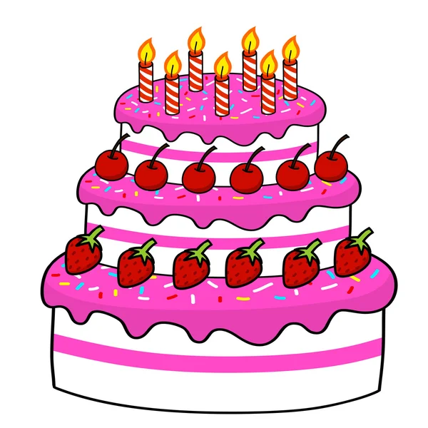 Pastel en caricatura — Vector stock © kanate #13176157 Pastel en caricatura — Vector stock © kanate #13176157