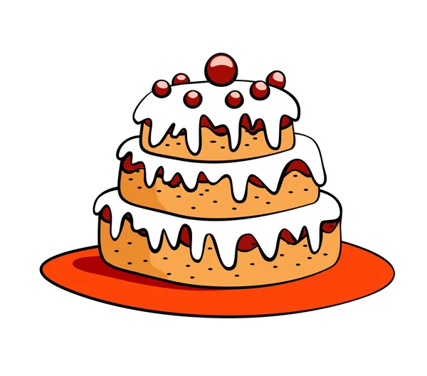 Pastel en caricatura — Vector stock © flowerstock #2648722 Pastel en caricatura — Vector stock © flowerstock #2648722
