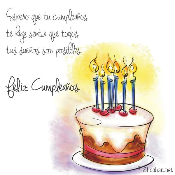Imagen gratis de cumpleaños para tu Facebook: Todo es posible Imagen gratis de cumpleaños para tu Facebook: Todo es posible