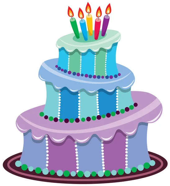 gran pastel de cumpleaños — Vector stock © dmstudio #6272861 gran pastel de cumpleaños — Vector stock © dmstudio #6272861
