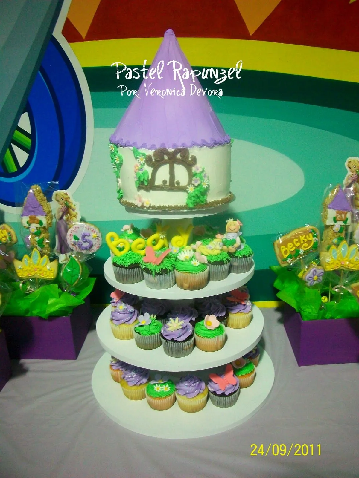 Pasteles de rapunzel - Imagui