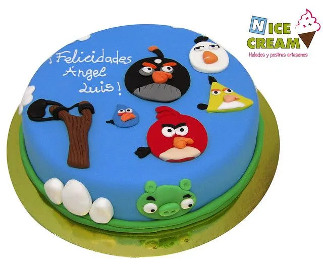Tartas fondant angry bird - Imagui