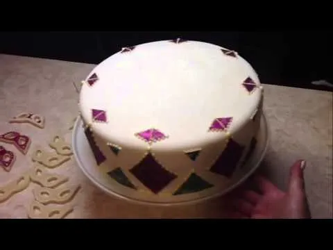 Pastel de Fondant con antifaz - YouTube