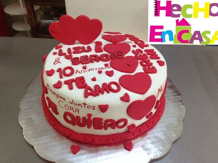 Pastel de fondant, corazones, | pasteles originales | Pinterest ... Pastel de fondant, corazones, | pasteles originales | Pinterest ...