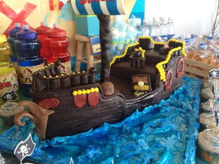 Pastel de Fondant de Jake el Pirata! | Creaciones | Pinterest ... Pastel de Fondant de Jake el Pirata! | Creaciones | Pinterest ...