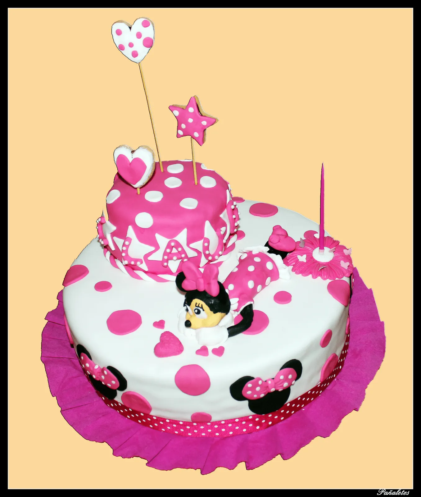 Pastel de fondant de Minnie - Imagui
