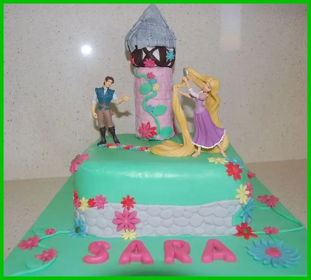 Pastel Fondant Rapunzel Cake Ideas and Designs Pastel Fondant Rapunzel Cake Ideas and Designs