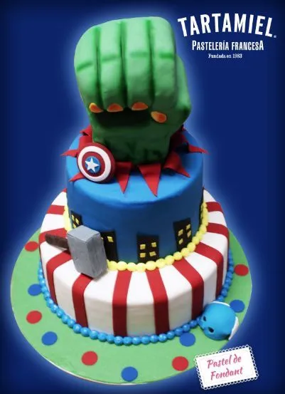 Pastel de fondant Superheroes ... | Pasteles Vero ;) | Pinterest