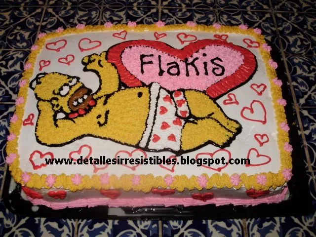 Pastel de homero Simpsons - Imagui