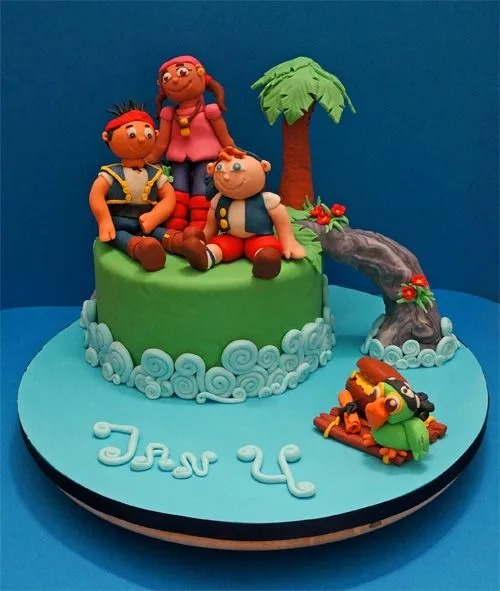 Pastel de jake y los piratas de nunca jamas - Imagui