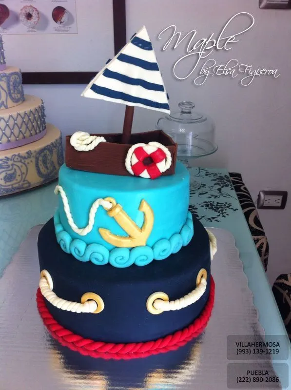 Pastel Marinero | Innova & Crea | Pinterest | Pastel