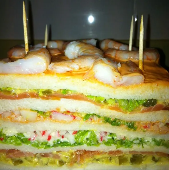Pastel marinero de langostinos y salmón | unPaPelitounPaPelito Pastel marinero de langostinos y salmón | unPaPelitounPaPelito
