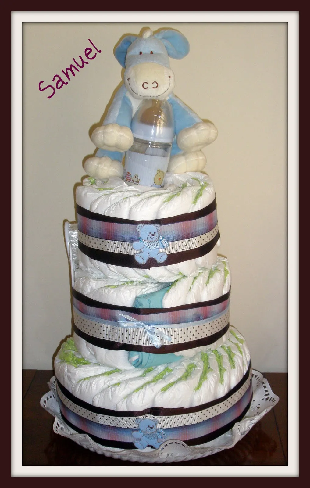 Como se construye una torta de pañales - Imagui Como se construye una torta de pañales - Imagui