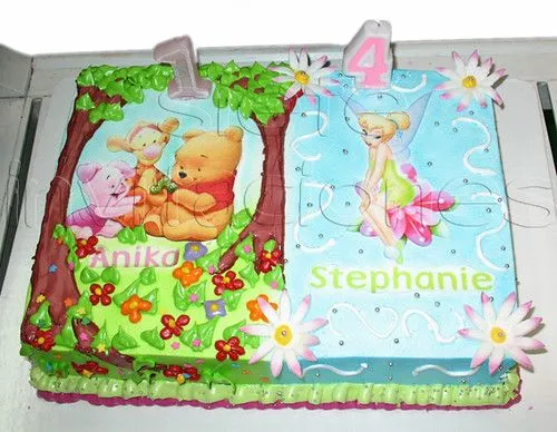 pastel personalizado tinkerbell winnie pooh | Flickr - Photo Sharing!