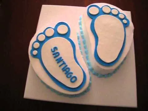 Pastel de Los Pie sitos del Bebe - YouTube