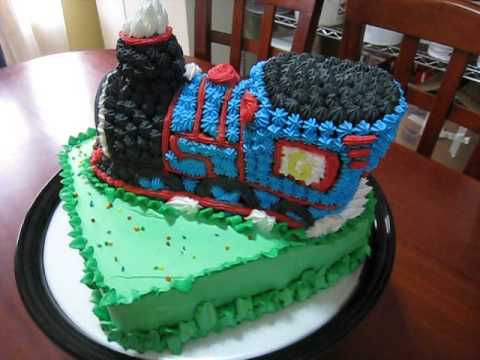 Pastel de Tren Thomas - YouTube