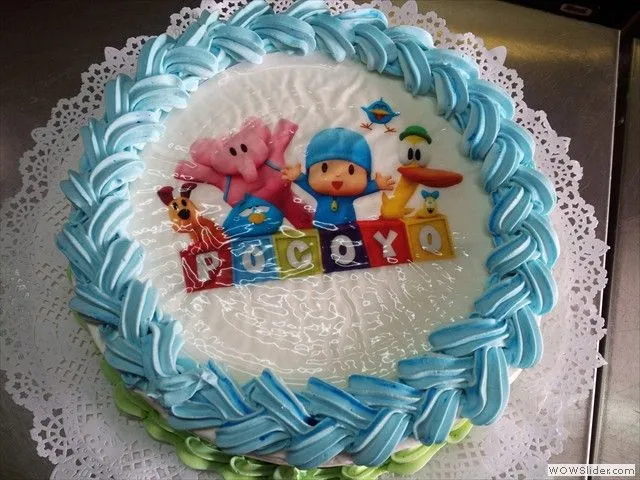 Tortas de Pocoyo en crema - Imagui