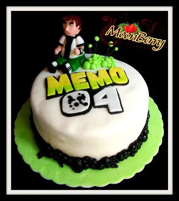 Pastelería MoonBerry - pasteles - PASTEL BEN 10 Pastelería MoonBerry - pasteles - PASTEL BEN 10