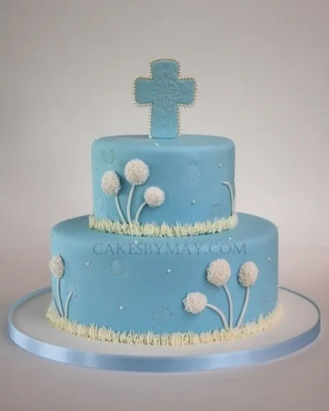 pasteles bautizo on Pinterest | Pastel, Fondant and Christening Cakes
