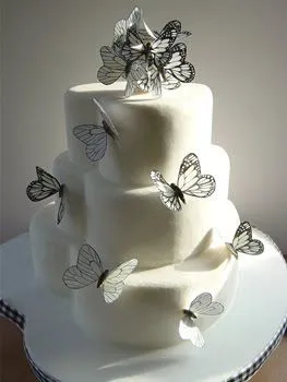 Pastel de boda con mariposas 2013 - Boda Hoy Pastel de boda con mariposas 2013 - Boda Hoy