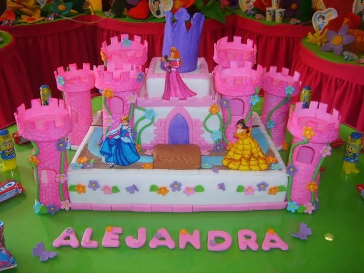Tortas de castillo de princesas - Imagui