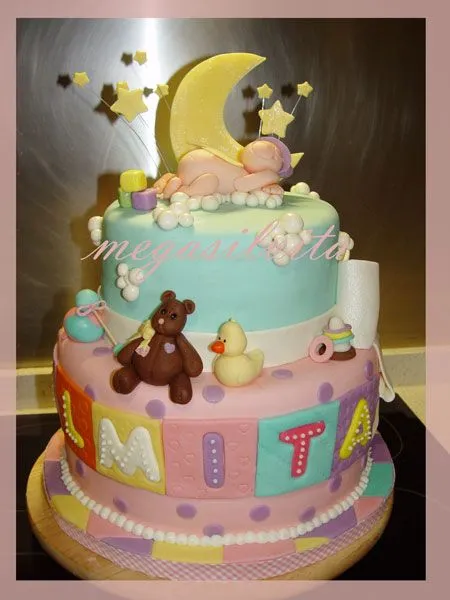 Pasteles de bautizo de fondant - Imagui Pasteles de bautizo de fondant - Imagui
