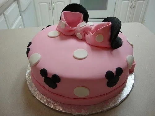 Pasteles de fondant de Minnie Mouse - Imagui