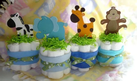 Tortas de pañales...Baby Shower...Toallitas de por mollbelldesigns Tortas de pañales...Baby Shower...Toallitas de por mollbelldesigns