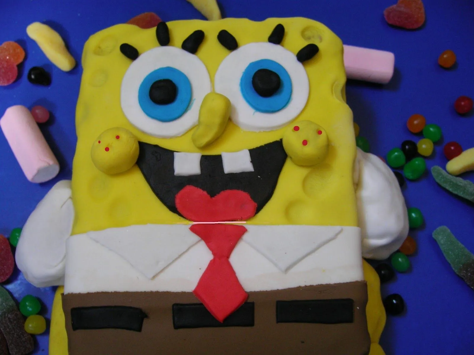 pasteles con magia : Pastel Bob esponja
