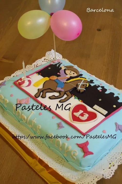 Pasteles MG: Tarta infantil personalizada. Inspiración: Sant Medir. Pasteles MG: Tarta infantil personalizada. Inspiración: Sant Medir.