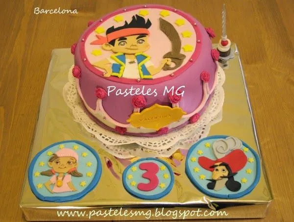 Pasteles MG: Tarta de Jake & Los Piratas de Nunca Jamás Pasteles MG: Tarta de Jake & Los Piratas de Nunca Jamás