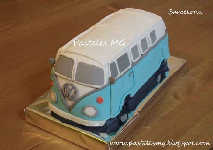 Pasteles MG: VW Camper Van Cake/ Tarta Furgo de camping VW ...¡Y ... Pasteles MG: VW Camper Van Cake/ Tarta Furgo de camping VW ...¡Y ...