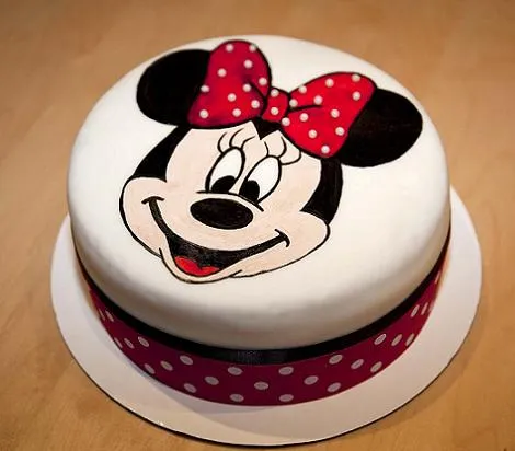 Tortas Minnie Mouse cara - Imagui