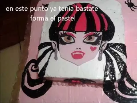 Pasteles de las monster high draculaura - Imagui