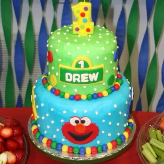 Modelos de tartas de Plaza Sésamo - Imagui