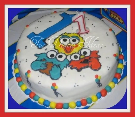 TDI Cookies & More: Bizcocho de Plaza Sésamo
