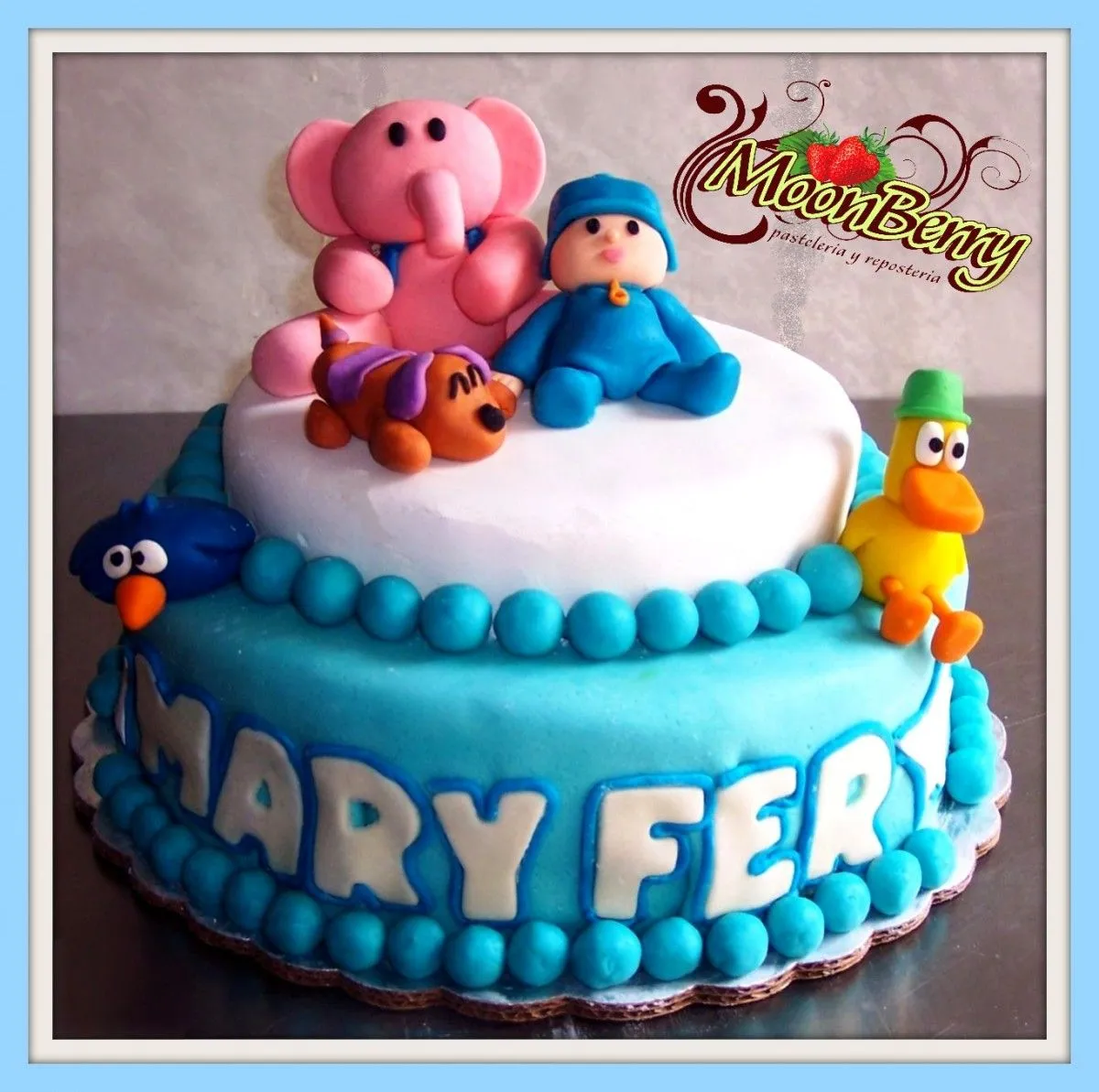 Pastelería MoonBerry - pasteles - PASTEL POCOYO