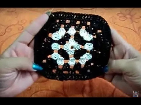 PASTILLA (CUADRO) A GANCHILLO. PASO A PASO - YouTube