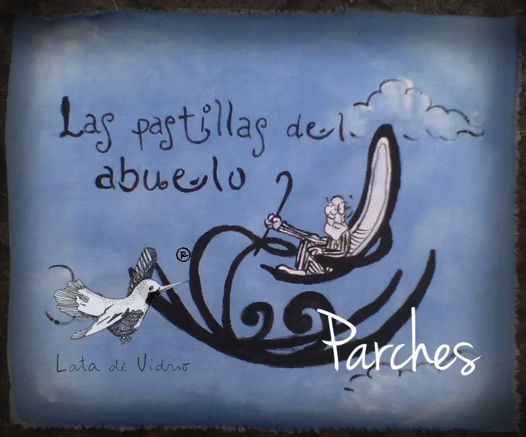 Las pastillas del abuelo | Lata de Vidrio, zapatillas pintadas Las pastillas del abuelo | Lata de Vidrio, zapatillas pintadas