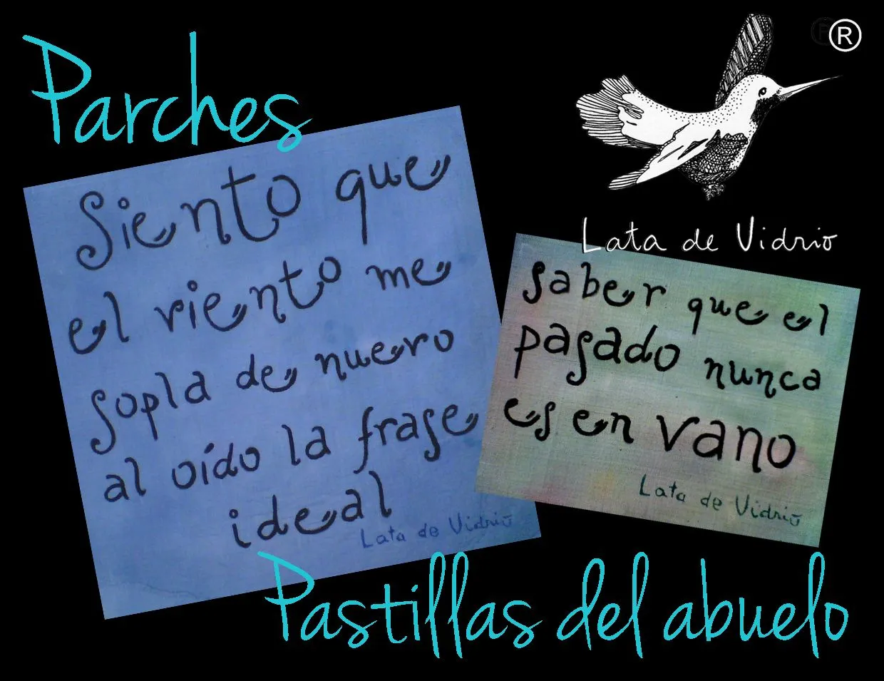 Las pastillas del abuelo | Lata de Vidrio zapatillas pintadas