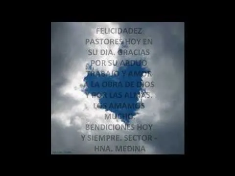 DIA DEL PASTOR - YouTube