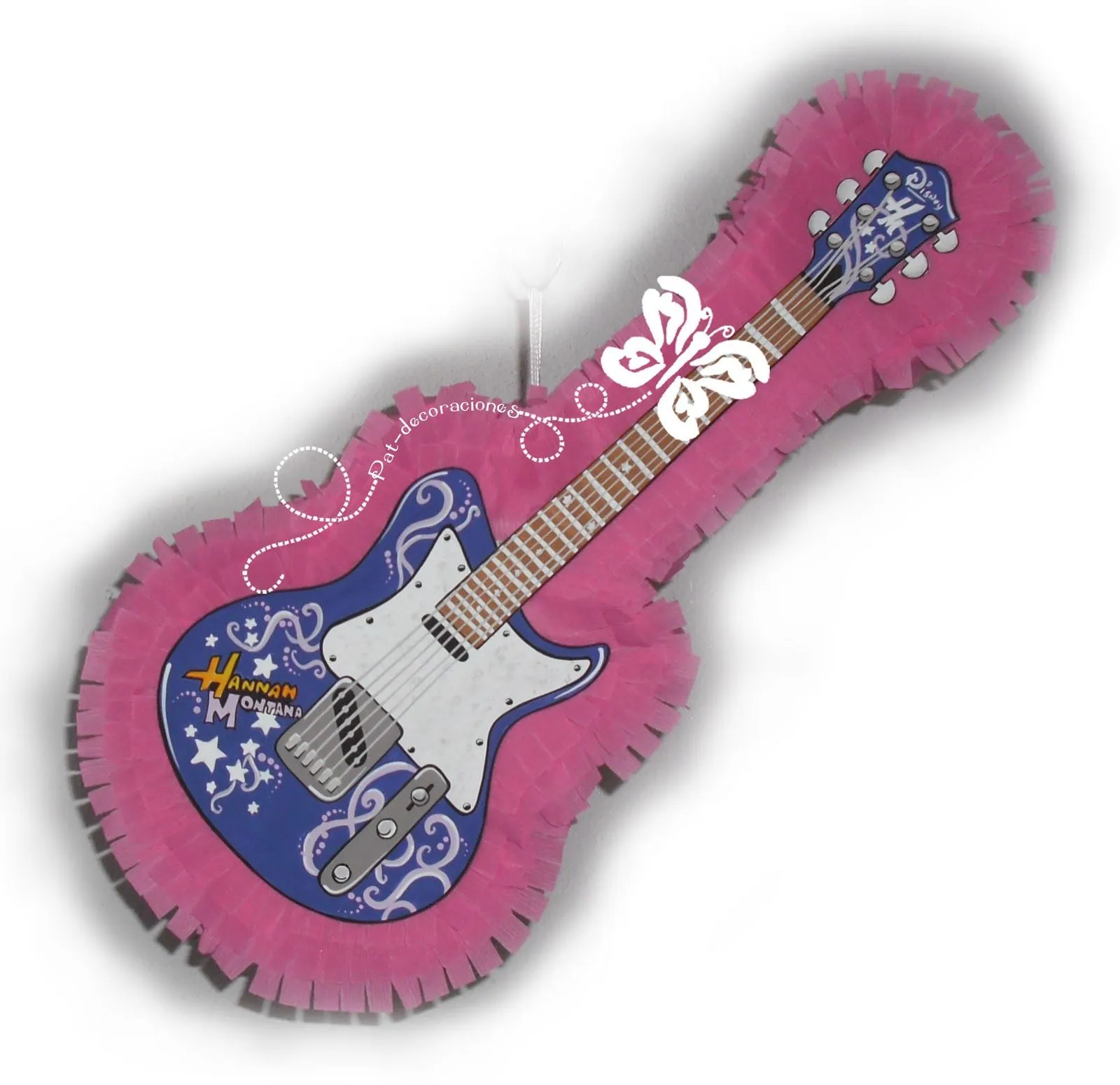 Pat-Decoraciones: Guitarra Hanna Montana