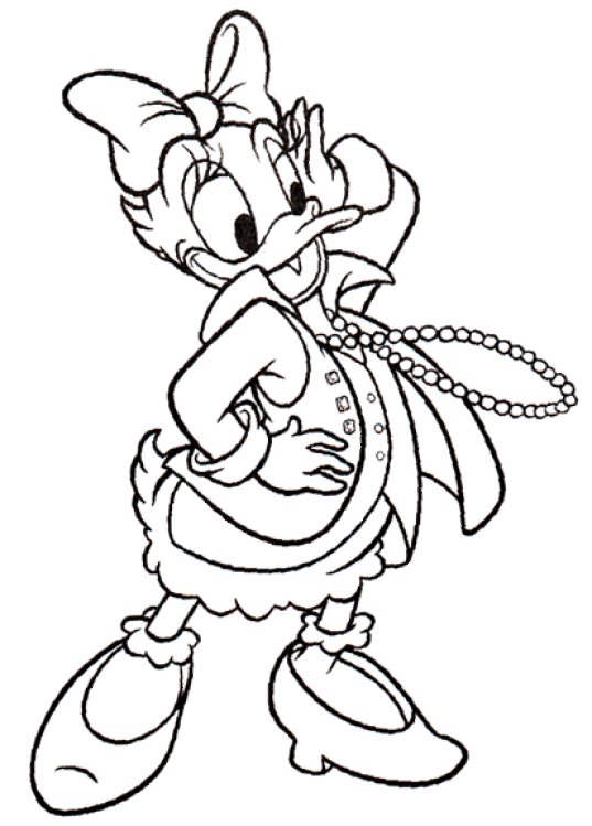 Imagenes para colorear de pata daysi Disney para imprimir - Imagui Imagenes para colorear de pata daysi Disney para imprimir - Imagui