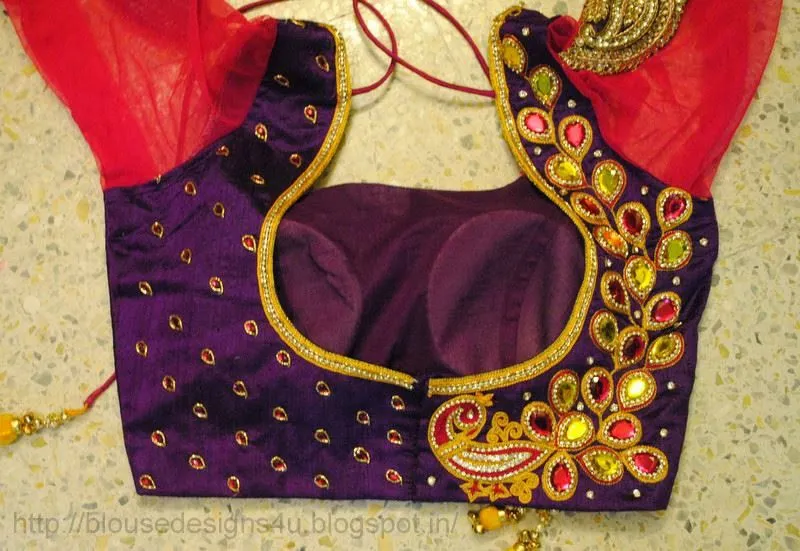Patch Work Blouse Designs New | Blouse Designs